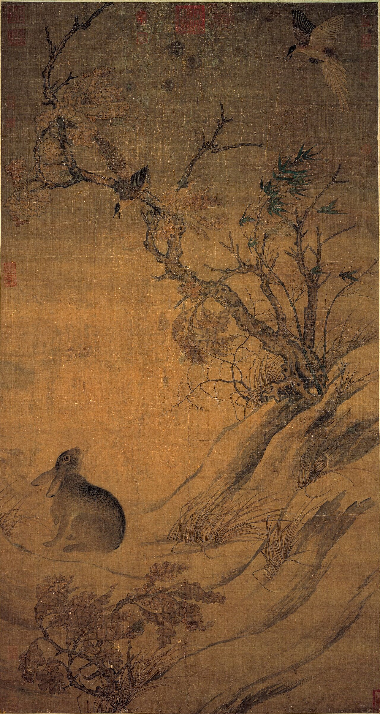 Magpies and Hare