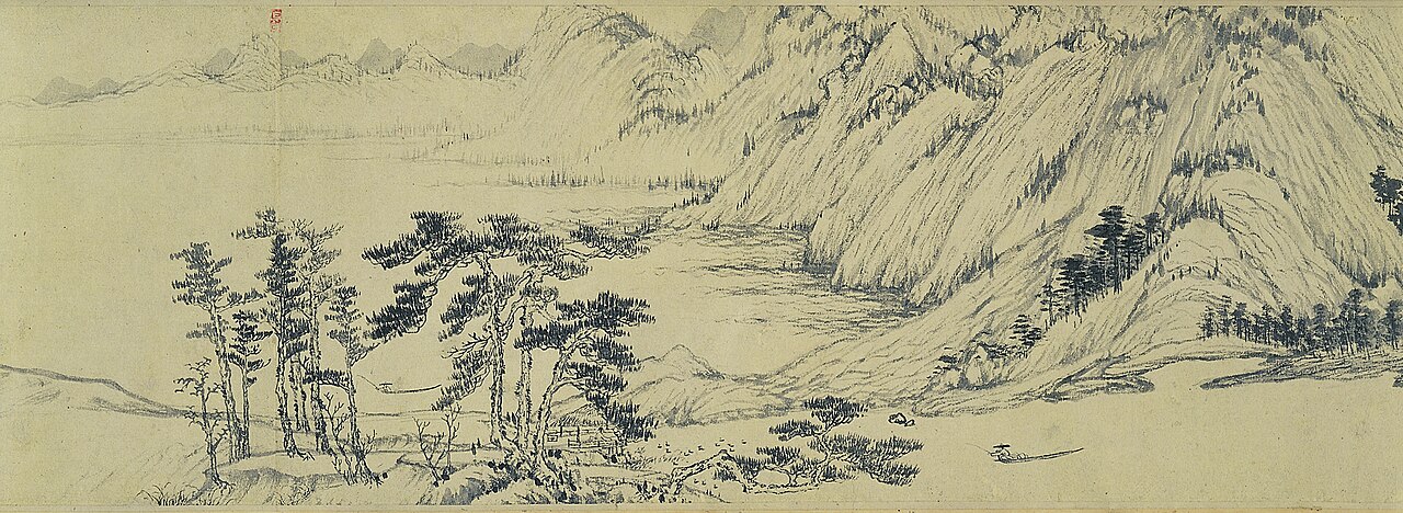 Dwelling in the Fuchun Mountains (detail)