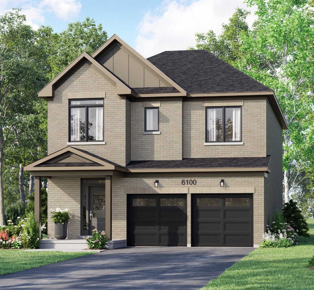 The Benning double-car garage detached home at Ashburn Hills