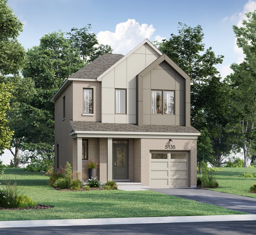The Dalton single-car garage detached home at Ashburn Hills