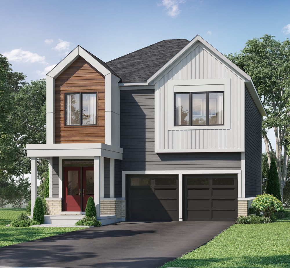 The Glenbrook double-car garage detached home at Ashburn Hills
