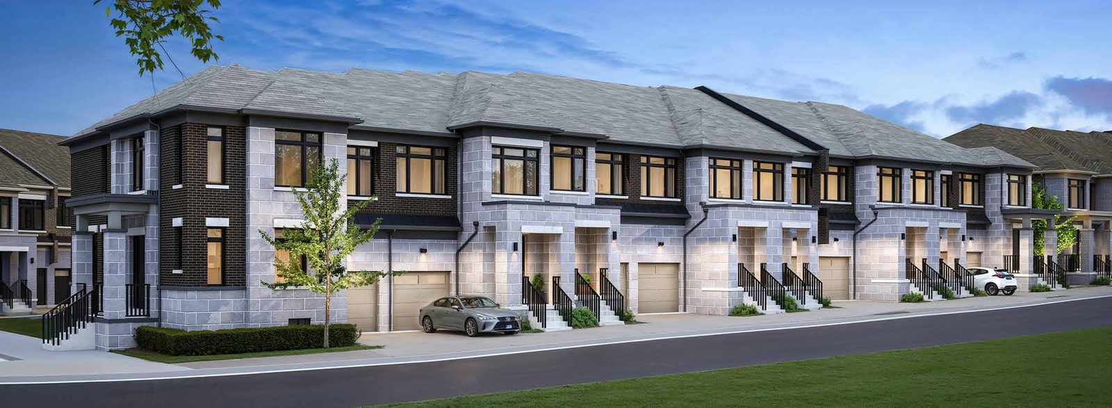 Traditional two-storey townhomes at Kingshaven