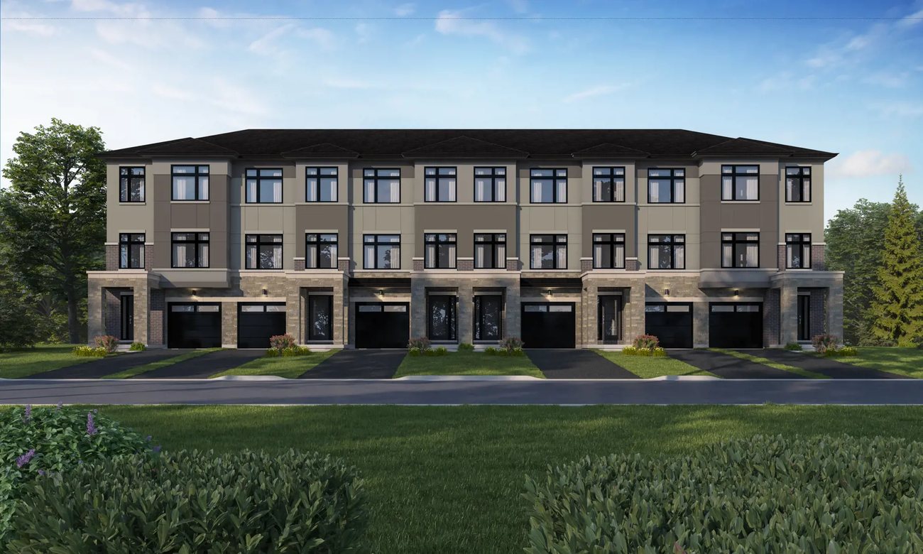 Maya Urban Towns 18-foot walk-up townhome elevation